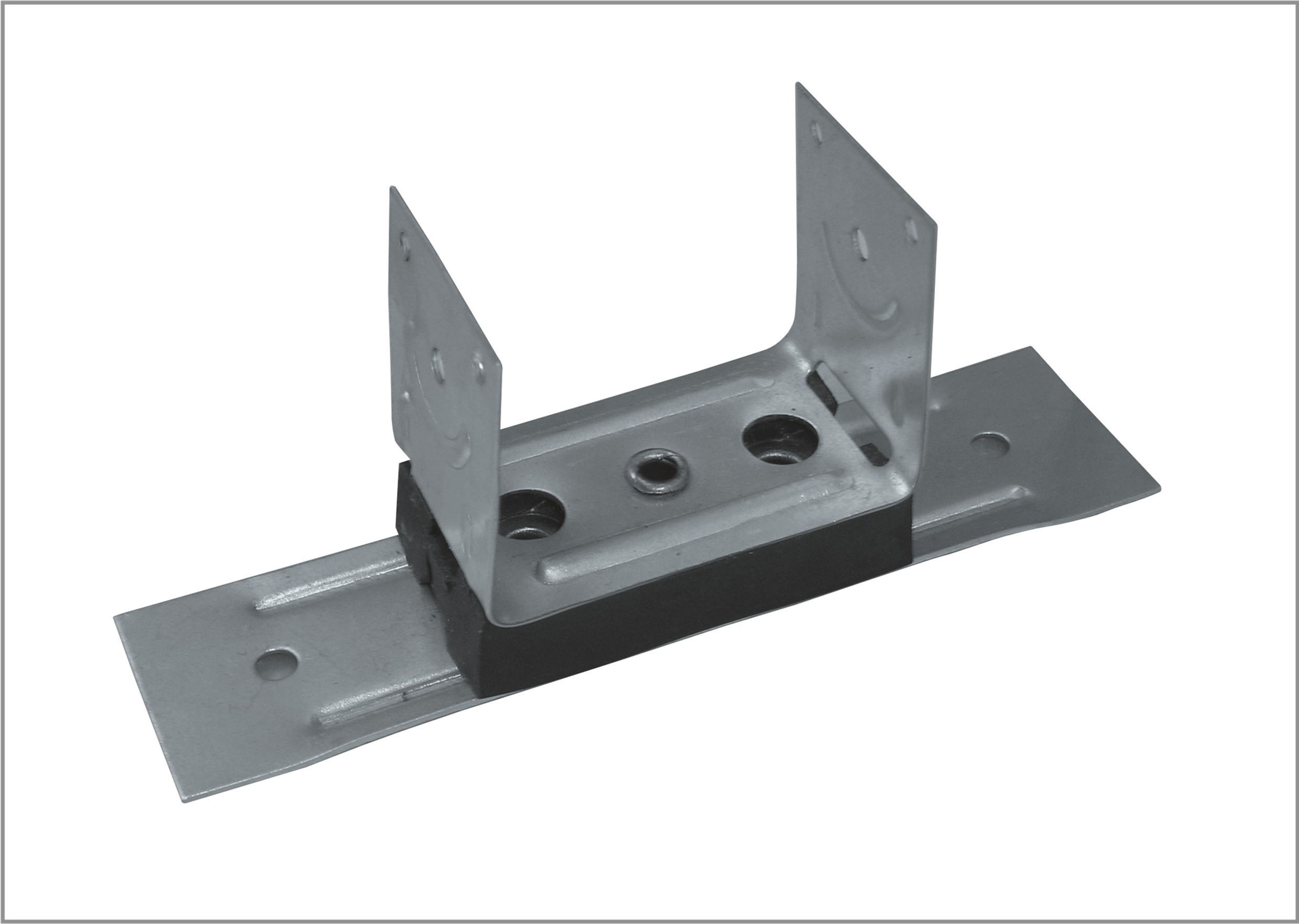 floating floor rubber pads, floating floor pad, rubber decouplers, rubber joist isolators, u-boat decouplers,