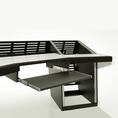 Thumbnail: Adjustable mixing consoles, Sleek and modern studio designs, Heavy-duty studio workbenches, Multi-tiered mixing desks,