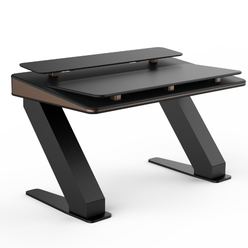 Thumbnail: Cable management solutions for mastering studios, Integrated mastering monitor stands, Mastering studio desk accessories,