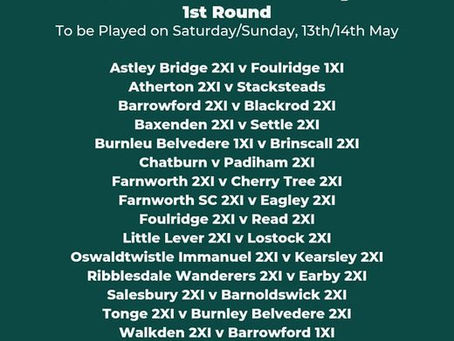 Ramsbottom Cup Draw