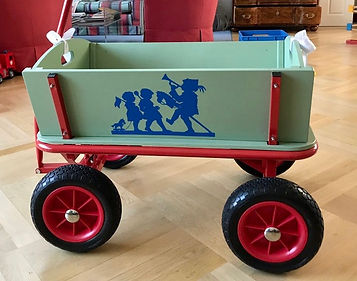 Bollerwagen zur Taufe
