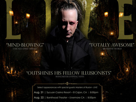 Florida magician Dan Sperry on tour with Masters of Illusion LIVE August 2026