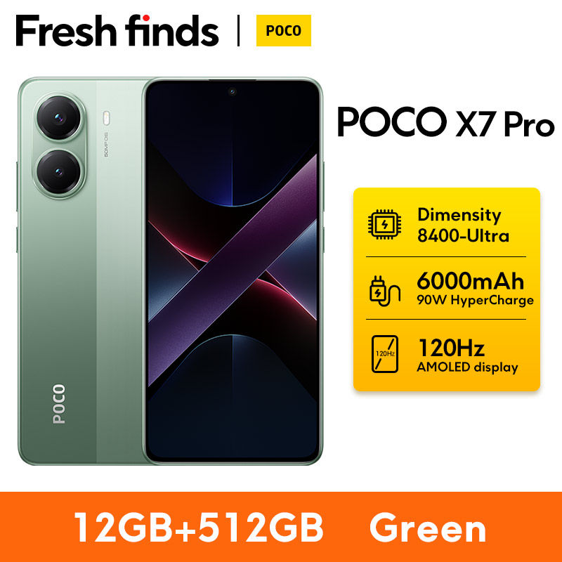 Miniatura: POCO X7 Pro 5G Global Version Smartphone Dimensity 8400-Ultra 6000mAh 90W Charge
