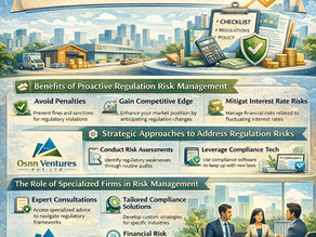 Managing Regulatory Risk Trends Effectively with Osnn Ventures Pvt Ltd