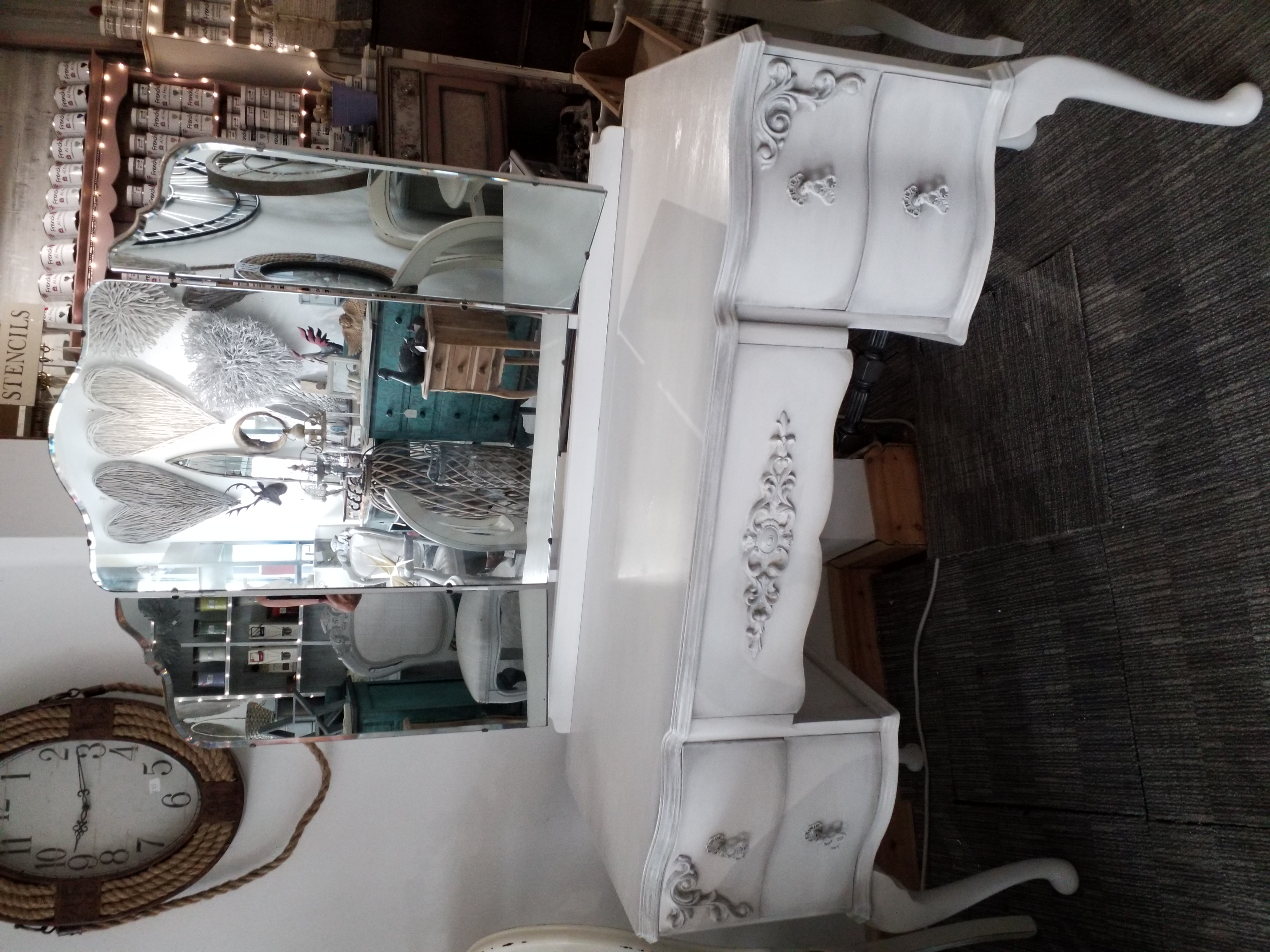 SOLDDressing table with 3 way mirror