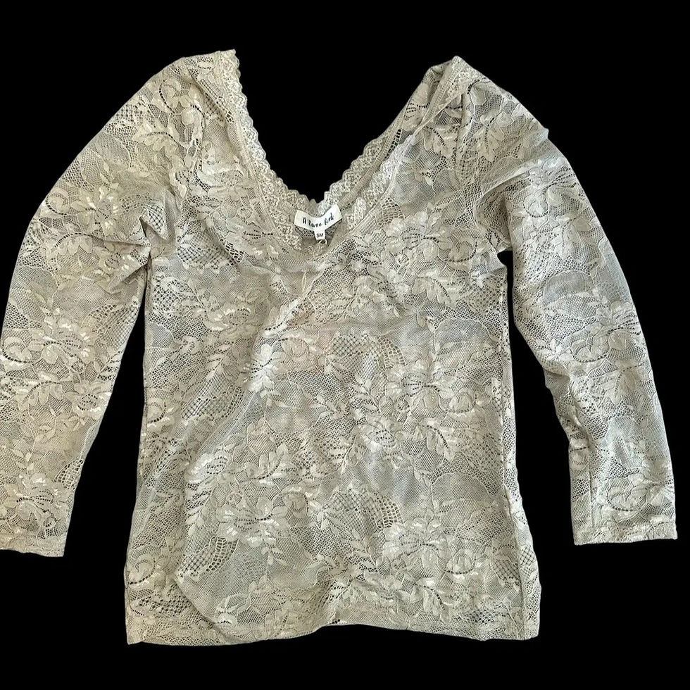 Thumbnail: Whispered Lace Boho Layering Top (Multi Colors)