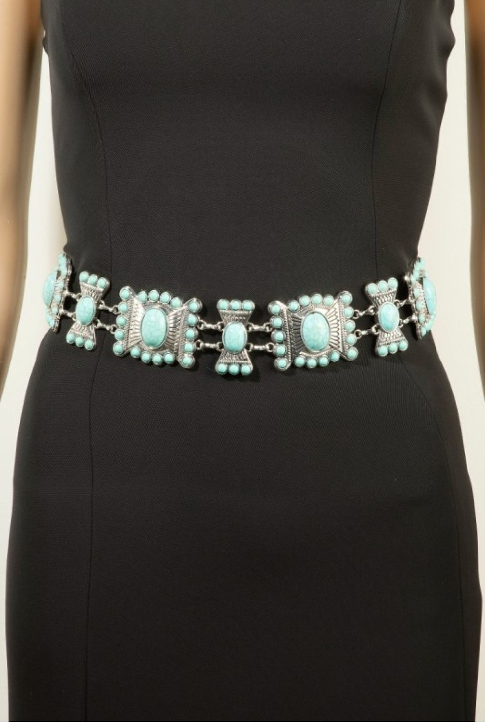 Thumbnail: Desert Queen Turquoise Concho Belt
