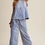 Thumbnail: Sky Drift Denim Tank & Wide-Leg Pant Set 