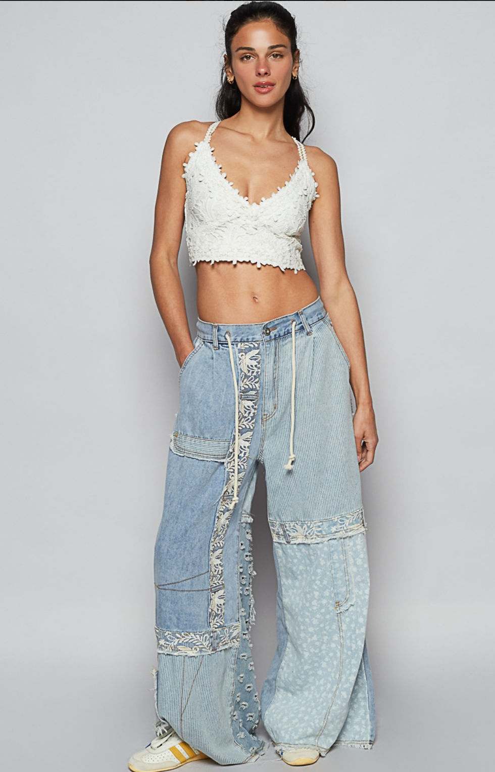 Thumbnail: Snow Petal Lace Bralette 