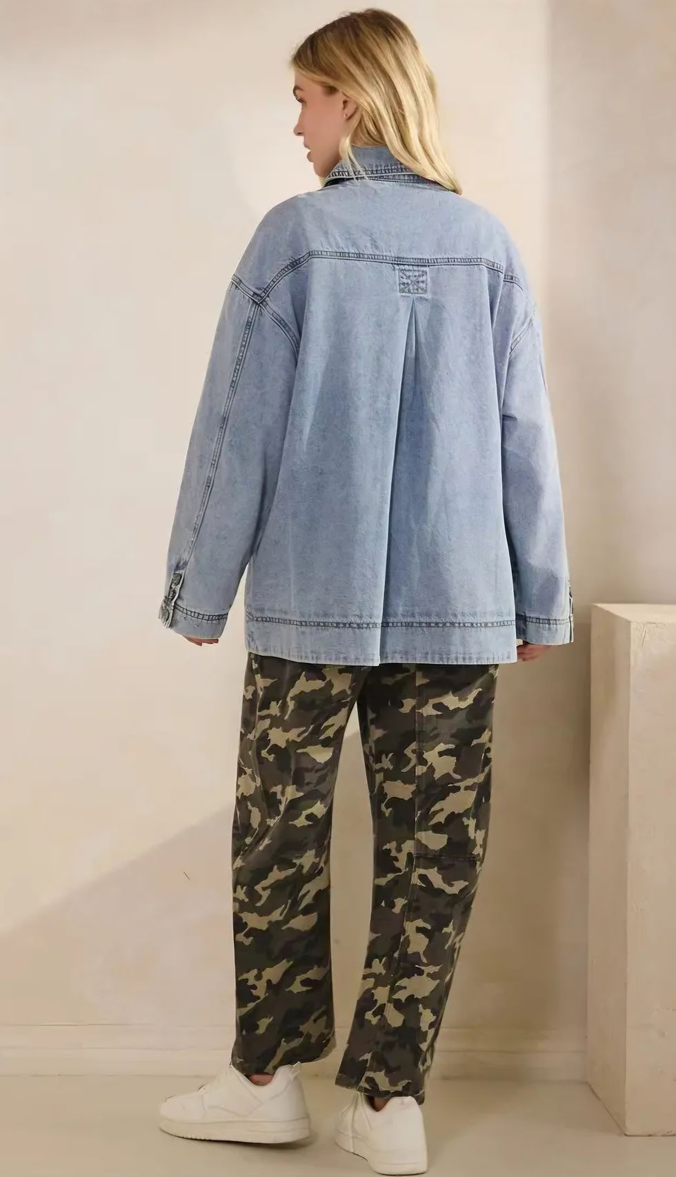 Thumbnail: Heritage Toggle-Front Denim Barn Jacket