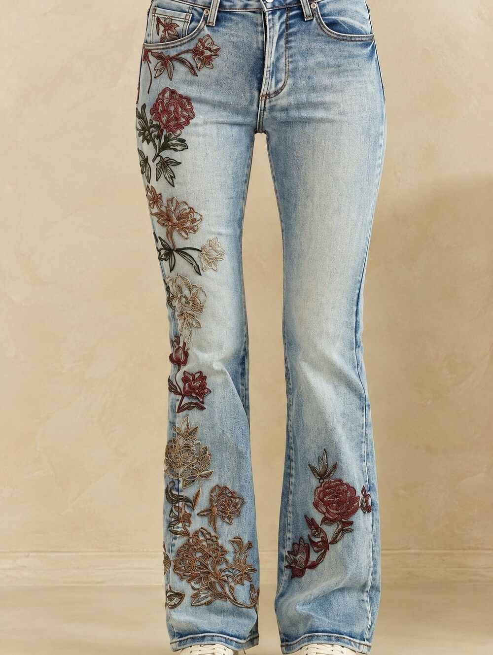 Wildflower Wander Embroidered Jeans