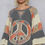 Thumbnail: Patchwork Peace Sign Top 