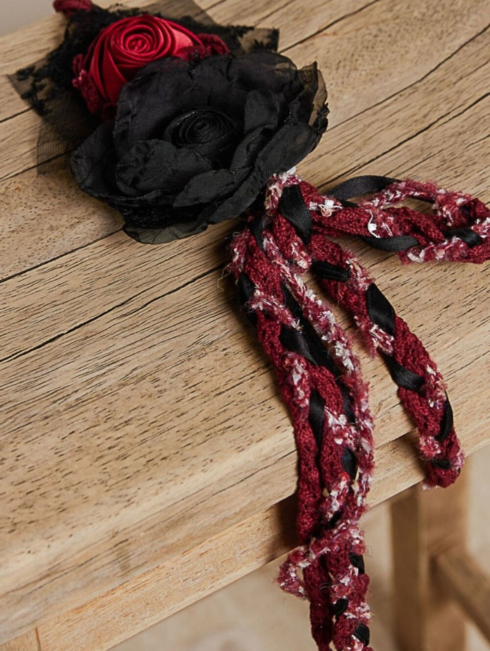 Thumbnail: Midnight Romance Rose Boho Belt
