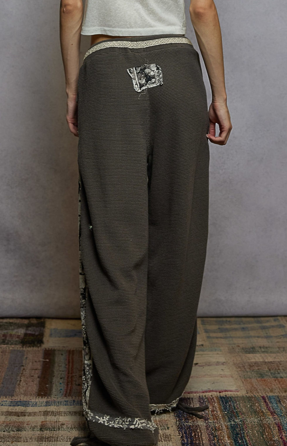 Thumbnail: Midnight Mosaic Wide-Leg Pants