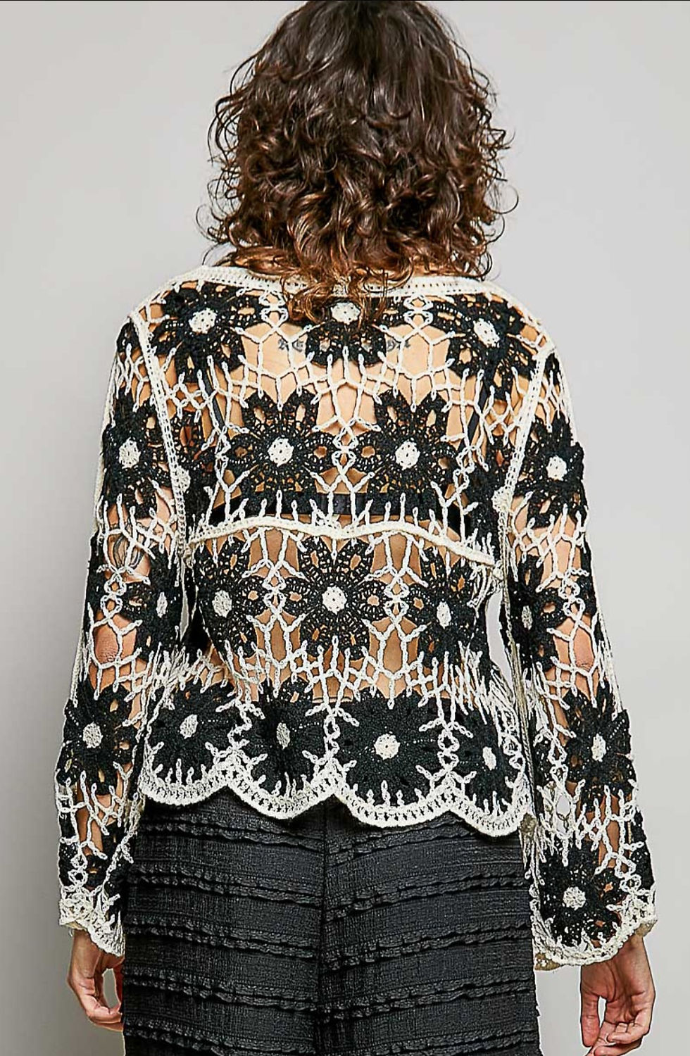 Thumbnail: Boheme Crochet Daisy Lace Top (Various Colors)