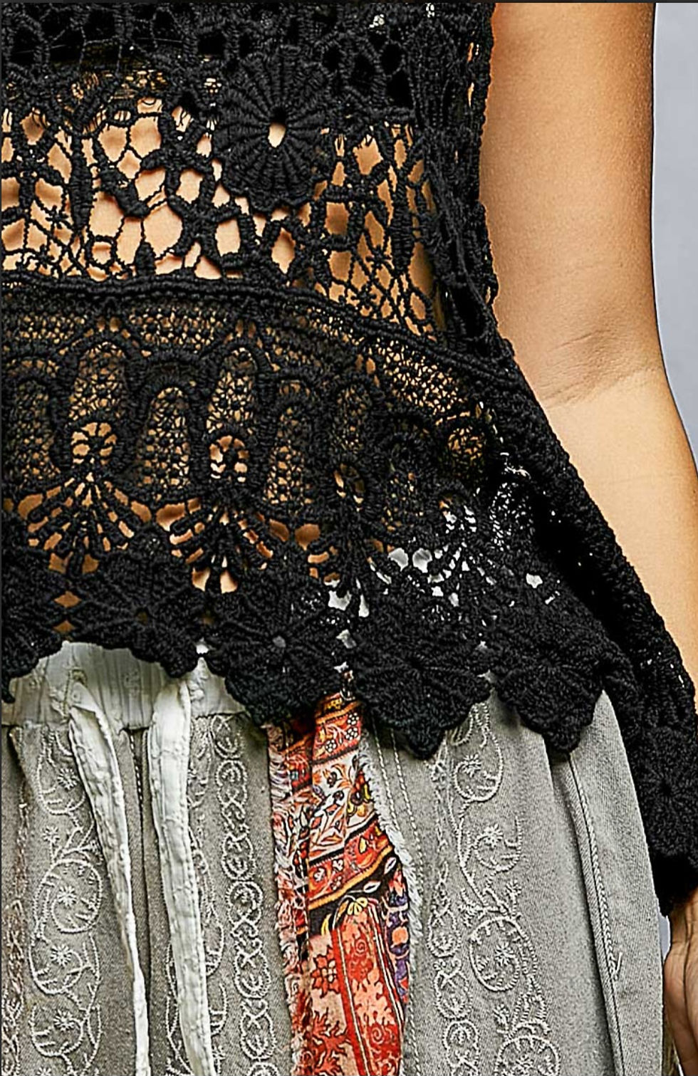 Thumbnail: Heirloom Bloom Crochet Tank (Various Colors)