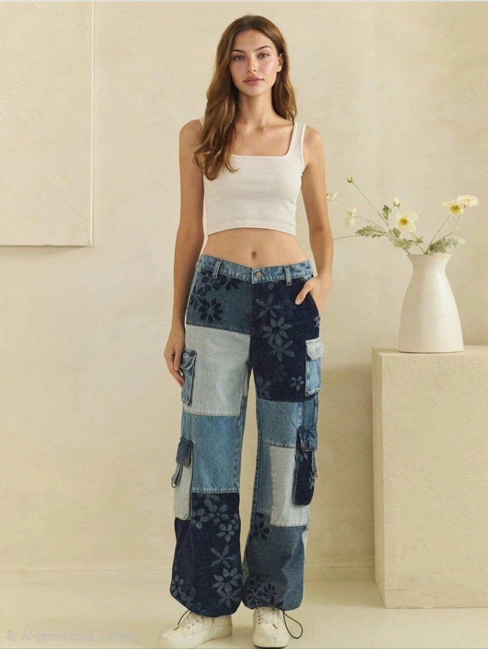 Indigo Daydream Pieced Denim