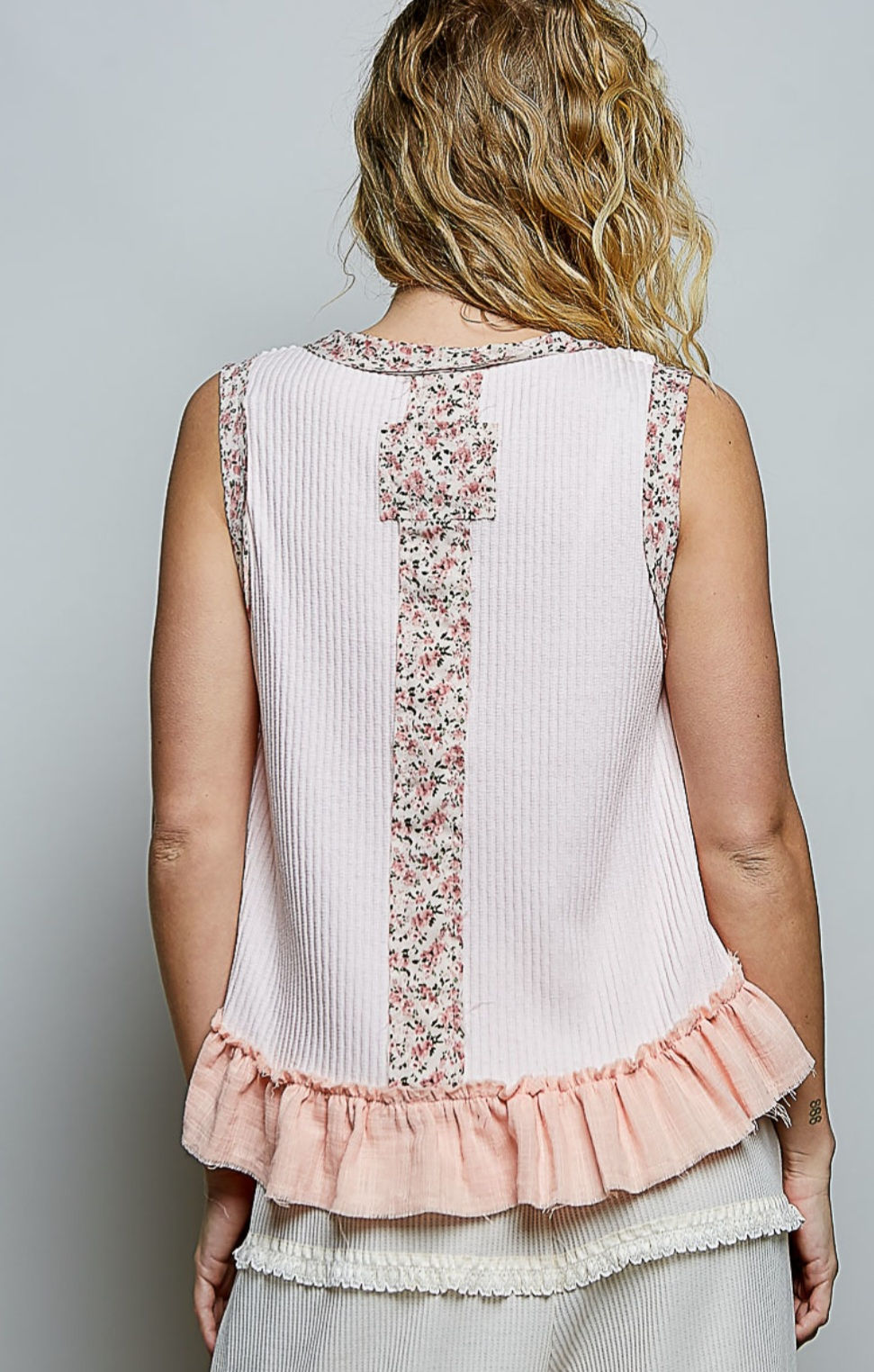 Thumbnail: Boho Bloom Tiered Tank (Various Colors)