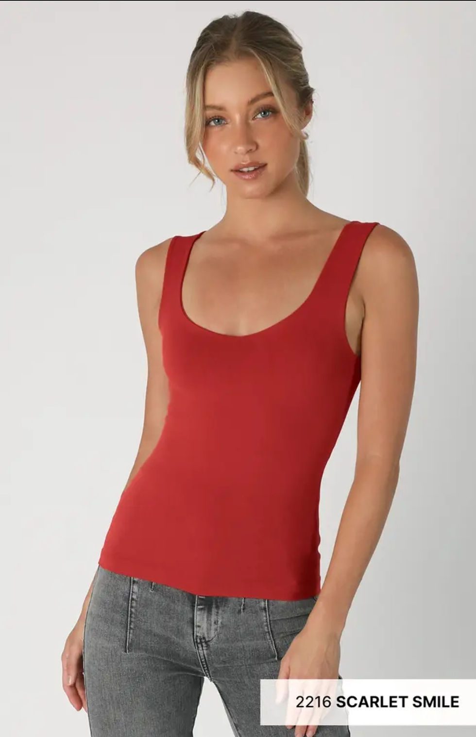 Thumbnail: Clean Line Sweet Heart Tank (Multiple Colors)