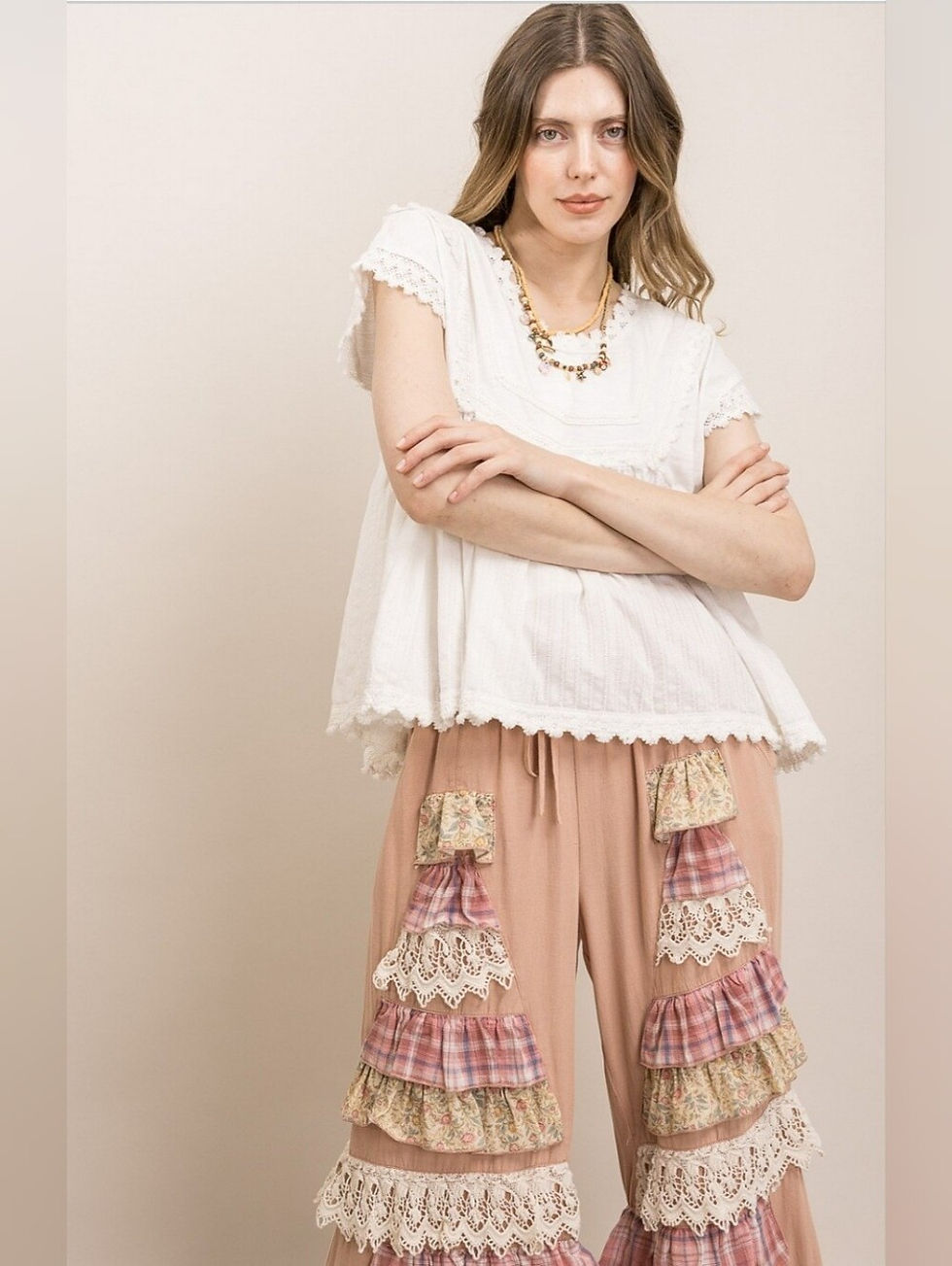 Thumbnail:  Whispering Lace Boho Top