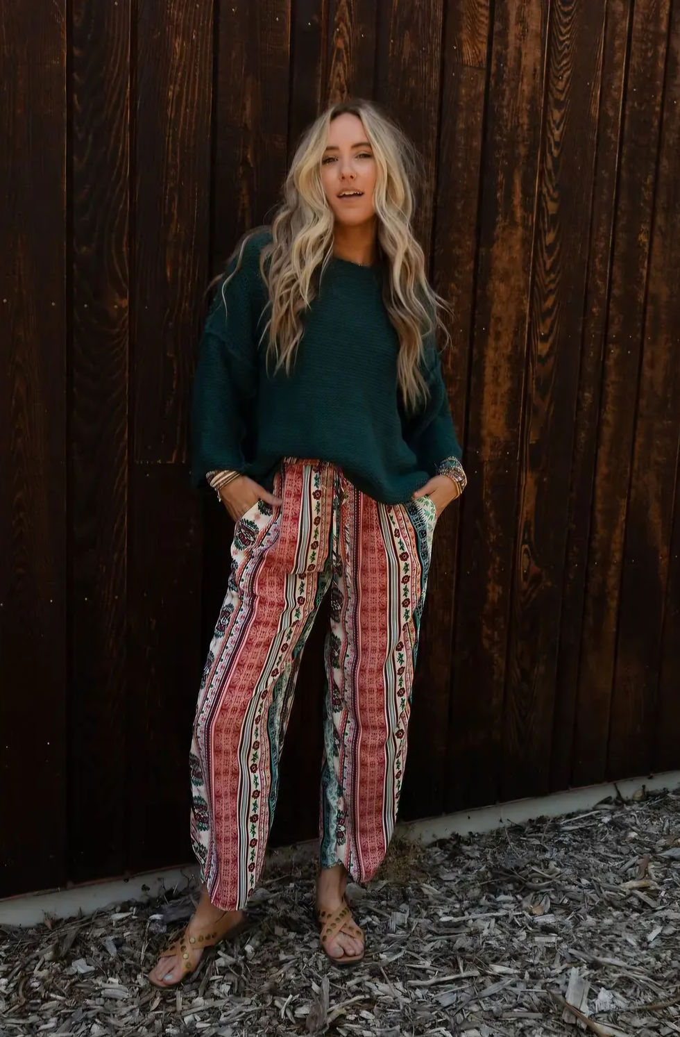 Thumbnail: Staycation Wide Leg Drawstring Pants