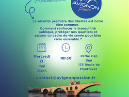 🛡️ Réunion Publique – Sécurité à Avignon