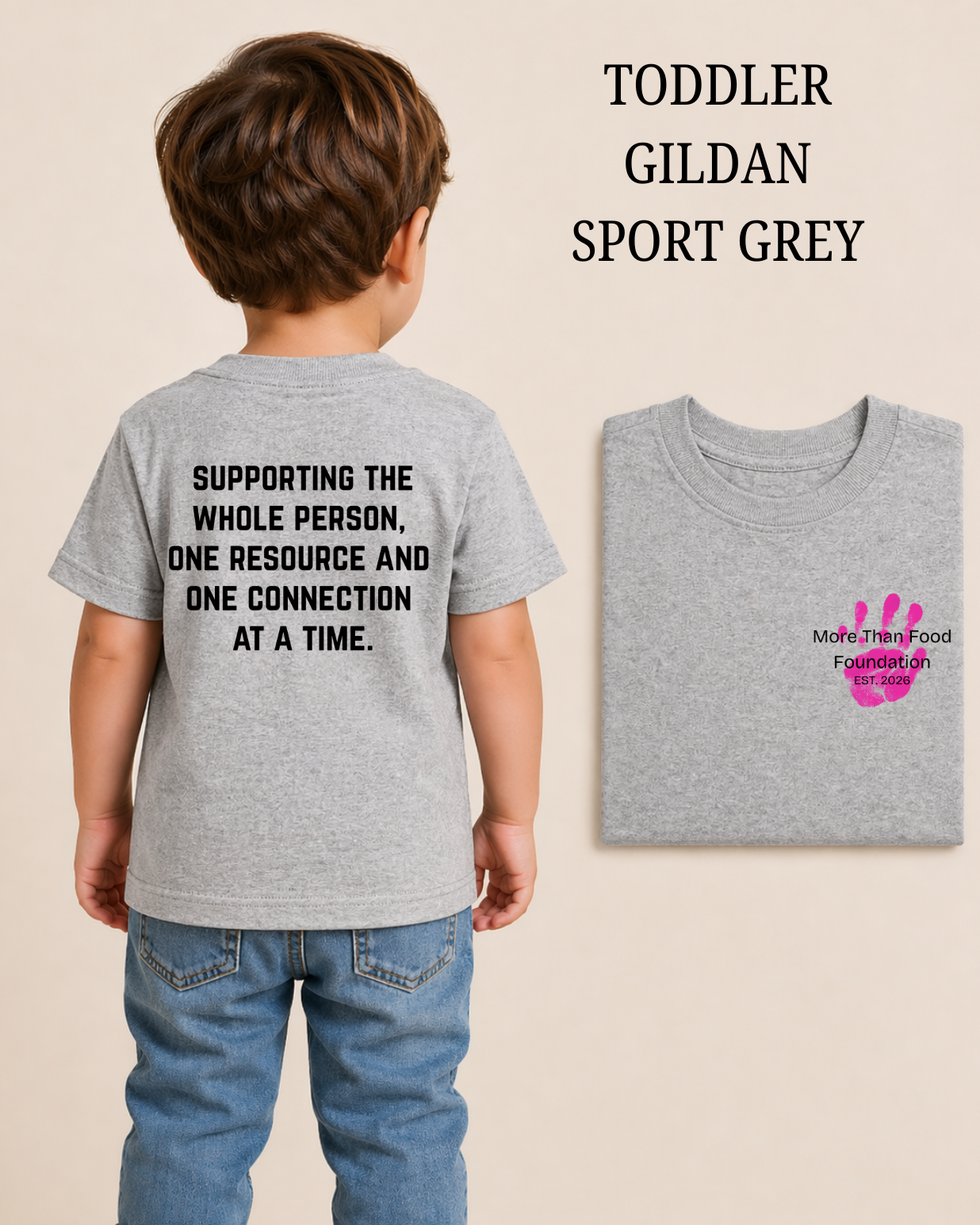 More Than Food Foundation Toddler Tee