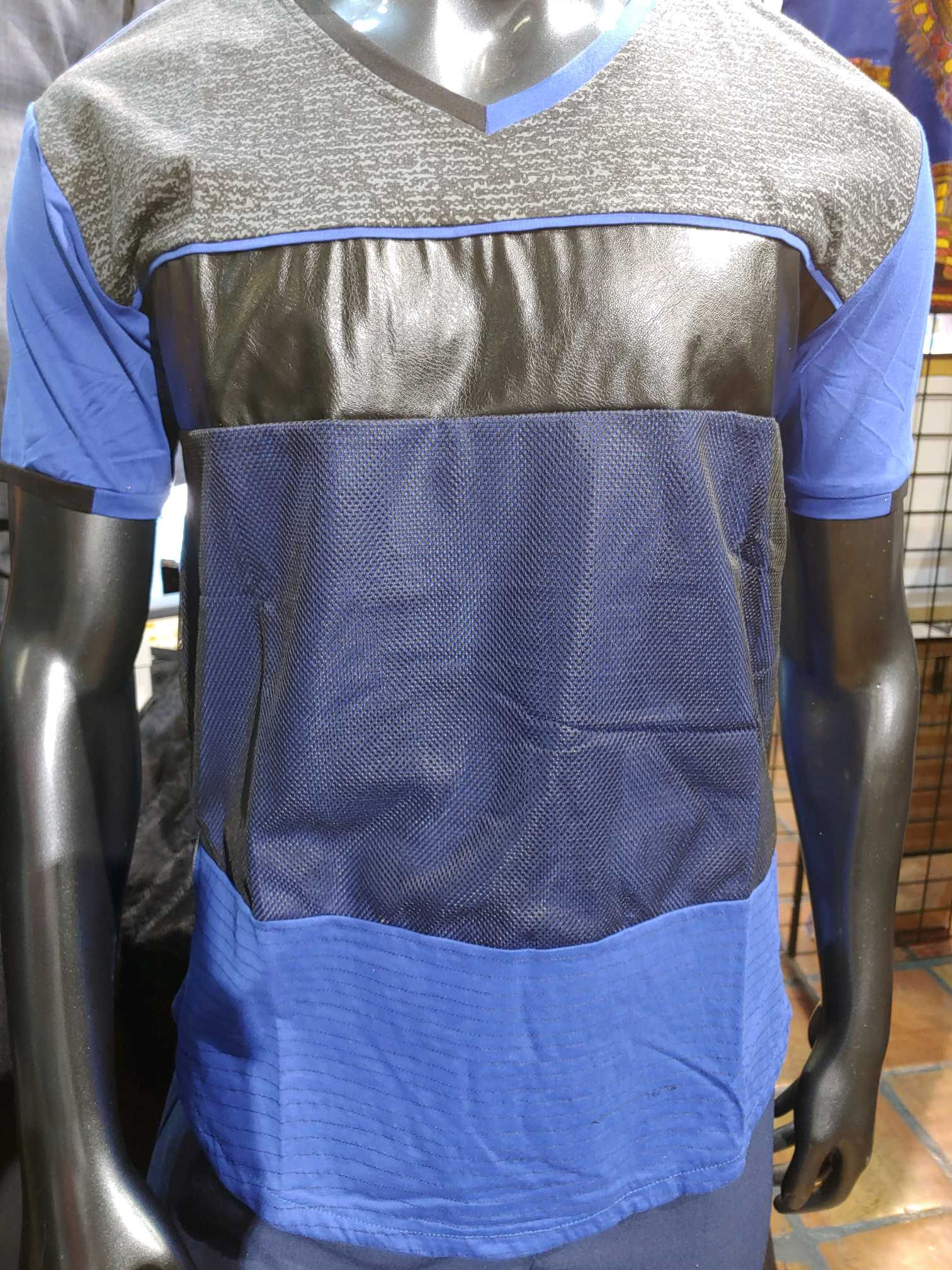 Men's Leather T-Shirt