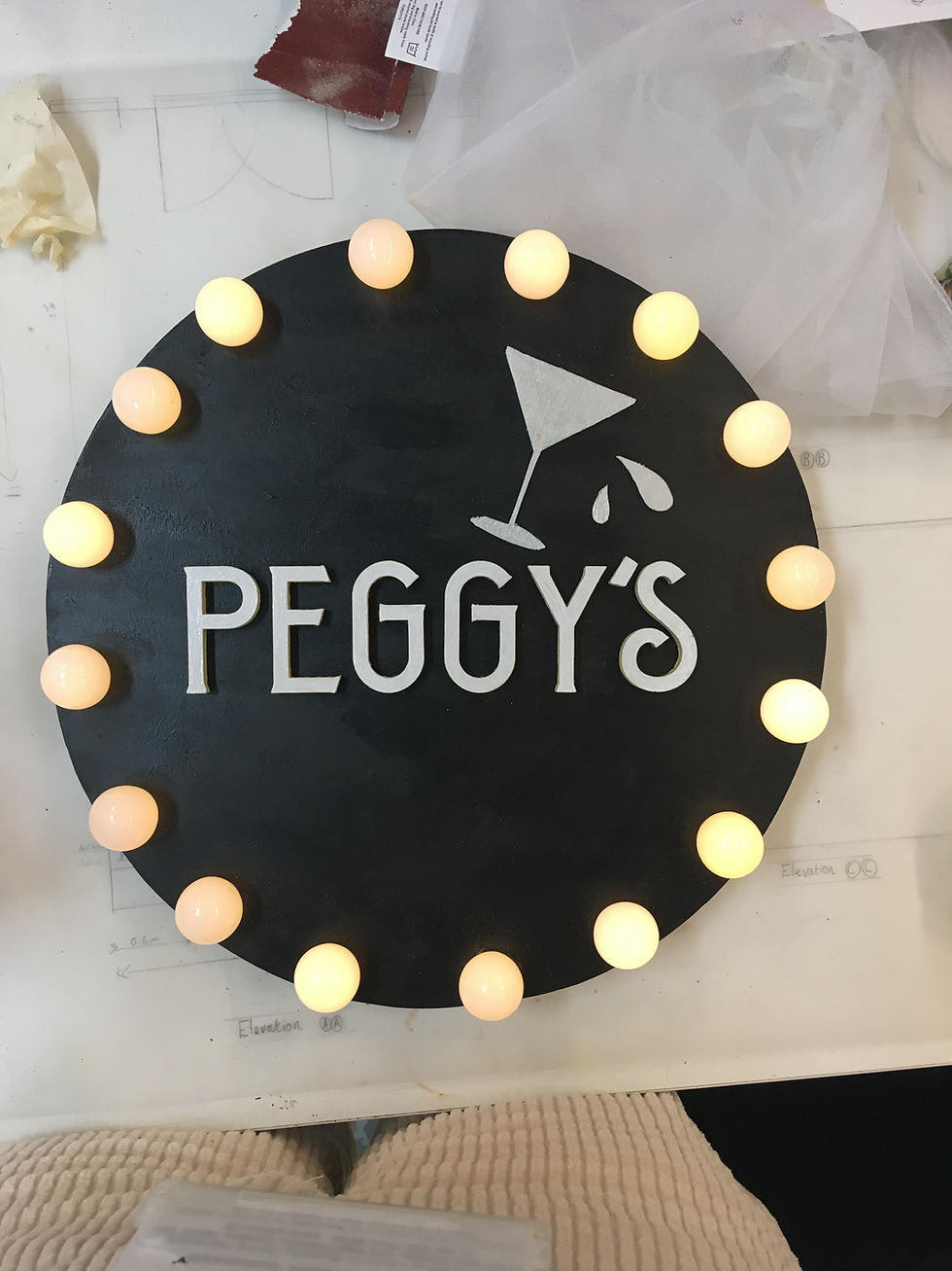 peggys prop sign