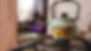 Kettle on Gas Stove