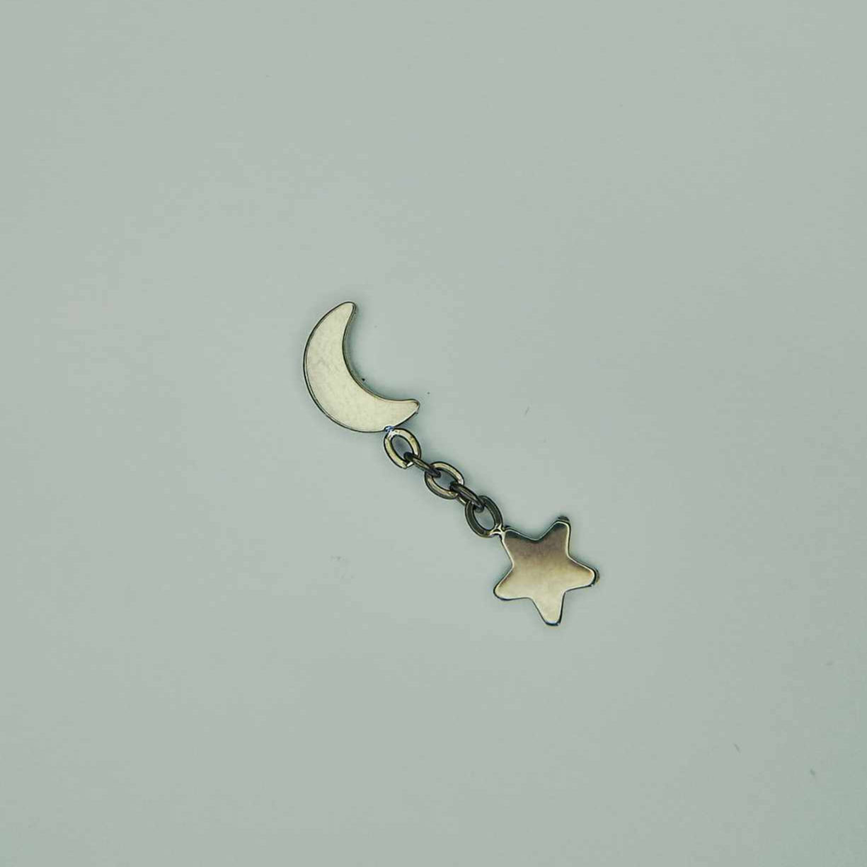 Moon with Star dangle