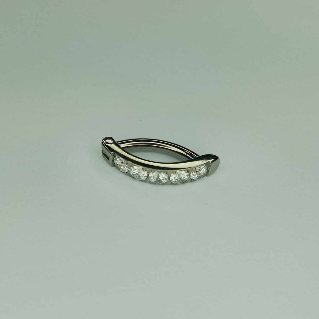 Cubic Zirconia D Ring