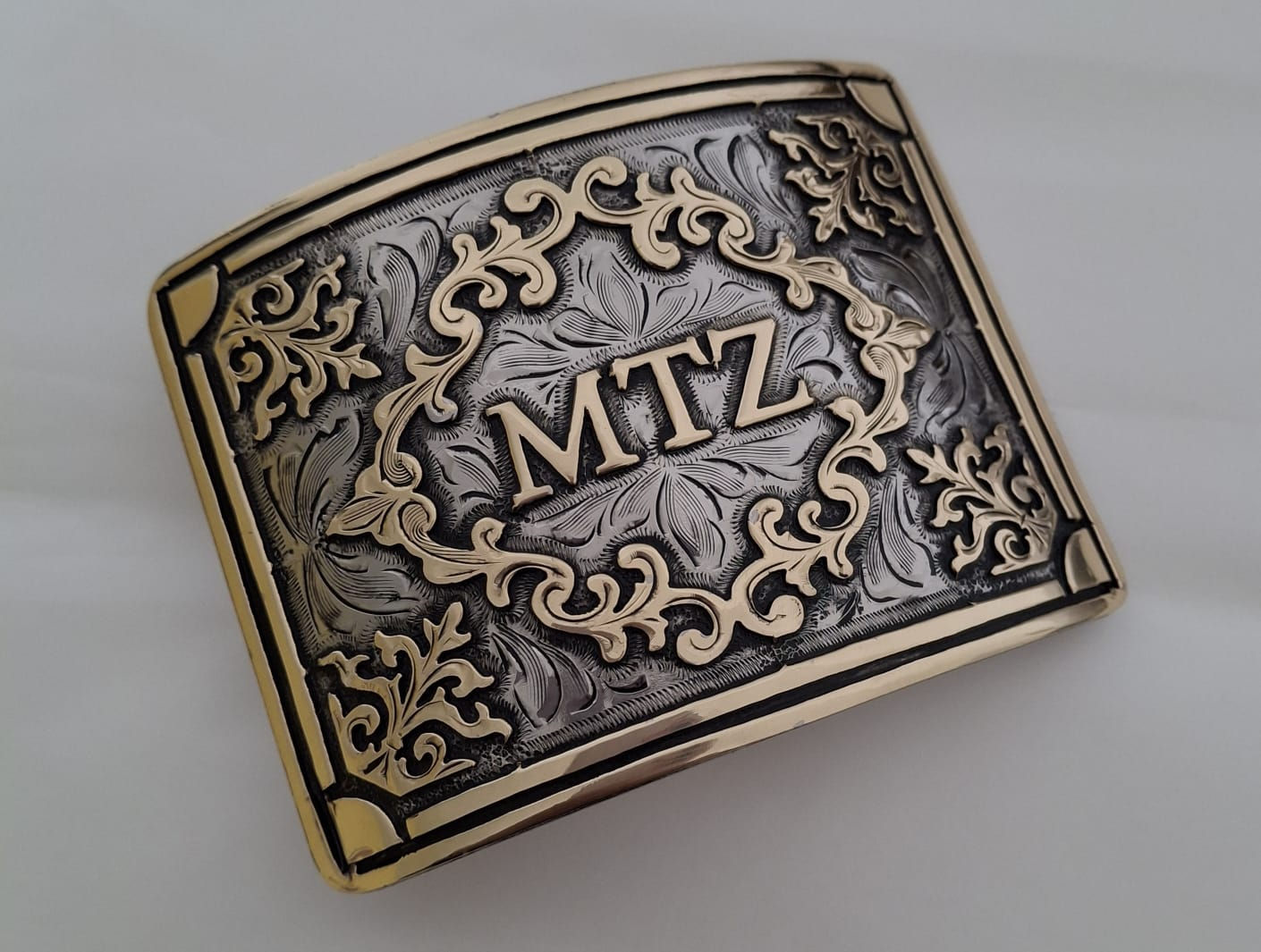 Hand - Tooled Custom Belt Buckle 