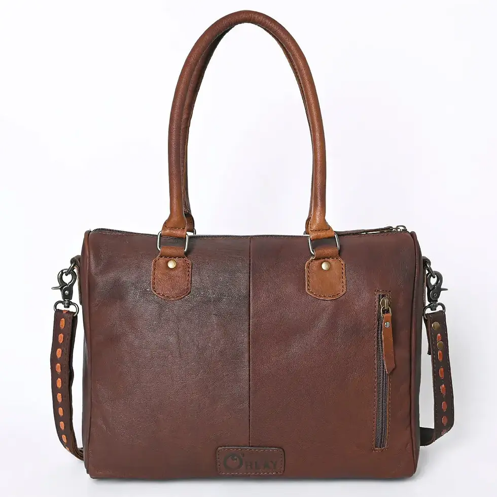 Thumbnail: Tote Genuine Leather Bag- Conceal Carry
