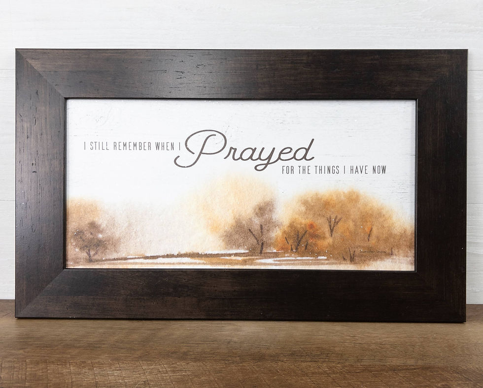 Thumbnail: I Still Remember When I Prayed For The Things I have God Art