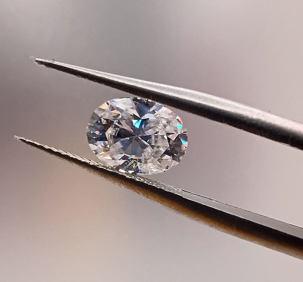 Thumbnail: #007 VVS1 Moissanite 1.26 Carat- oval