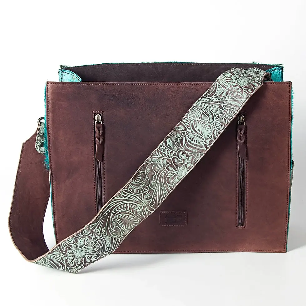 Thumbnail: Tote Genuine Western Leather Bag Conceal Carry