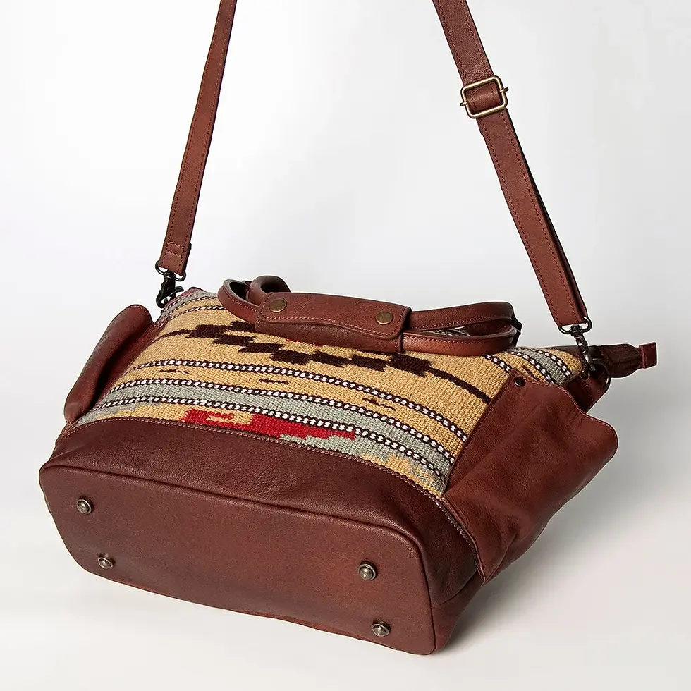 Thumbnail: Tote Genuine Western Leather Bag- Conceal carry