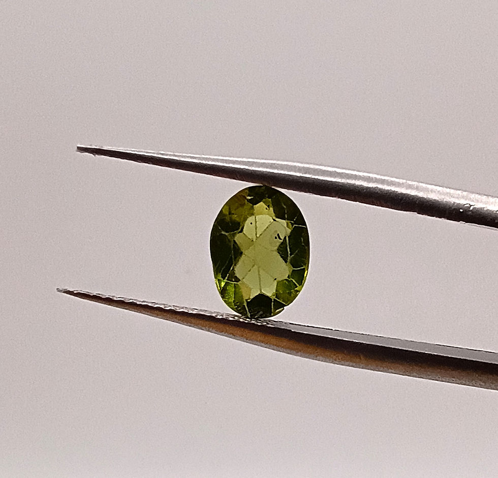 Thumbnail: #082 Peridot 1.29 Carat - Oval from AZ USA