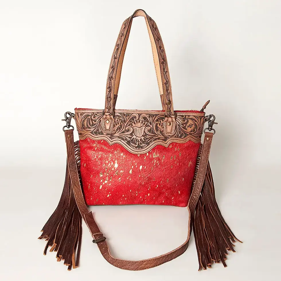 Thumbnail: Tote Genuine Western Leather Bag Betsy- Conceal Carry