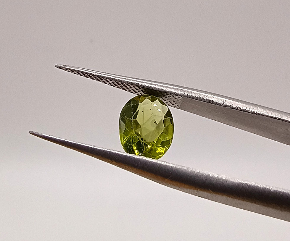 Thumbnail: #082 Peridot 1.29 Carat - Oval from AZ USA