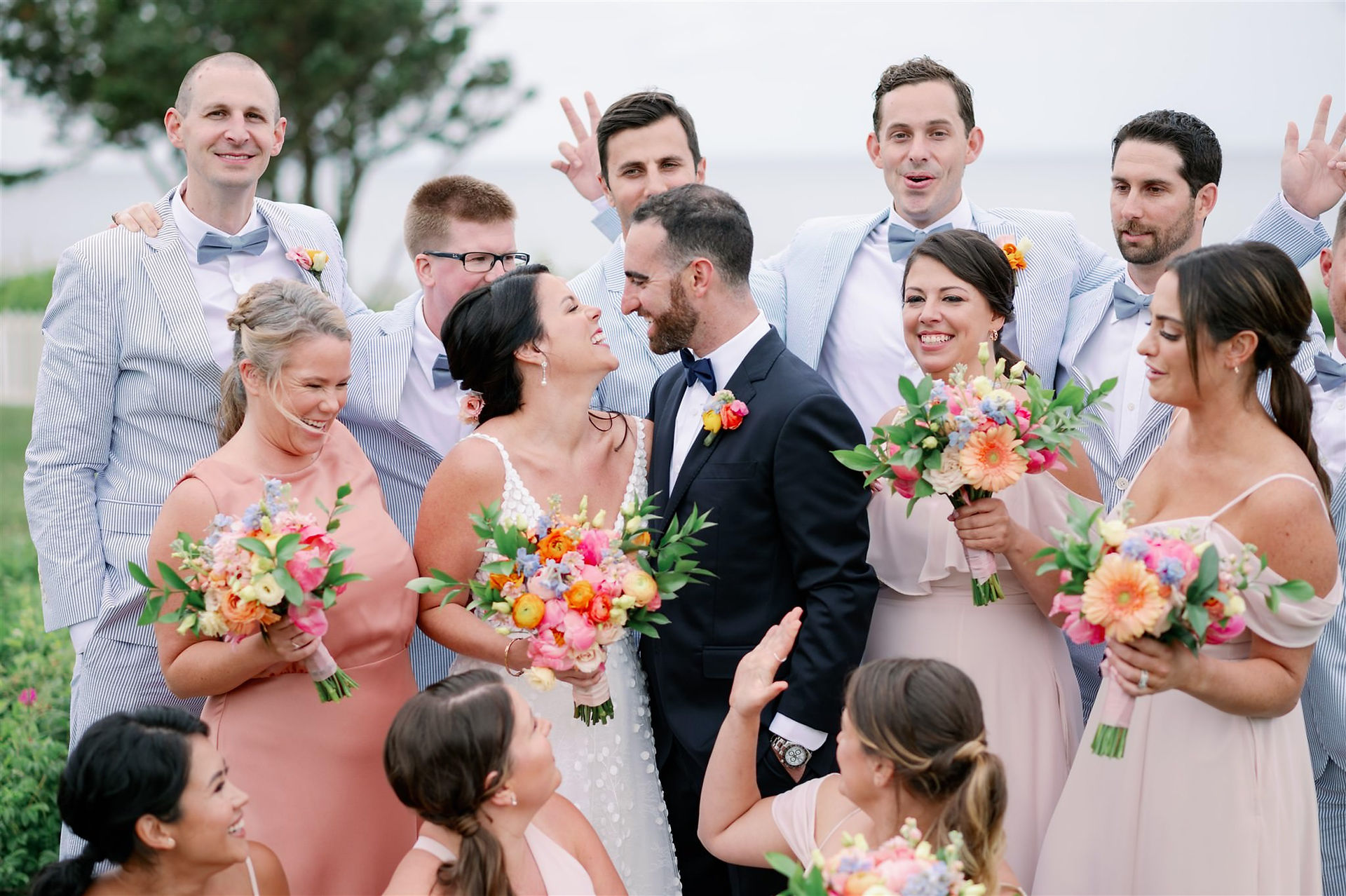 Cape Cod bridal party photo