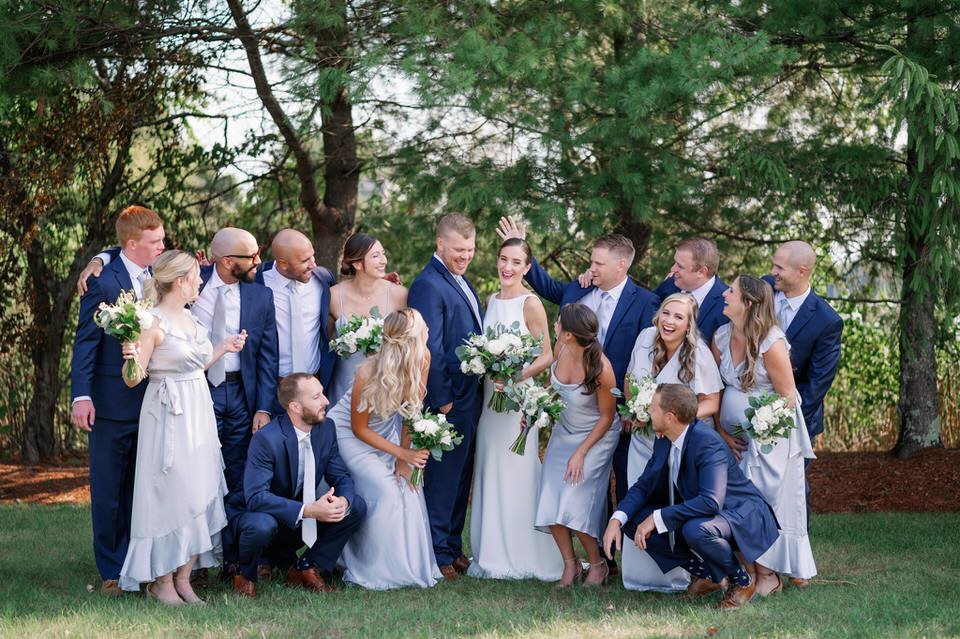 Danversport Wedding party photo