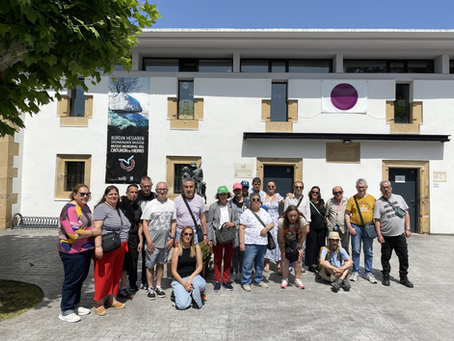 Visita del Centro de Día AVIFES de Portugalete