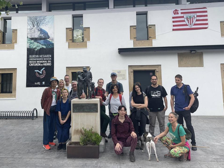 Visita del proyecto “Tierra quemada: rutas por el Cinturón de Hierro de Bizkaia”