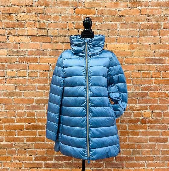 コート SAVE THE DUCK Woman Coat Blue D41165WGIGO20 90010 Save the Duck Lydia Puffer Coat | Amendolaro