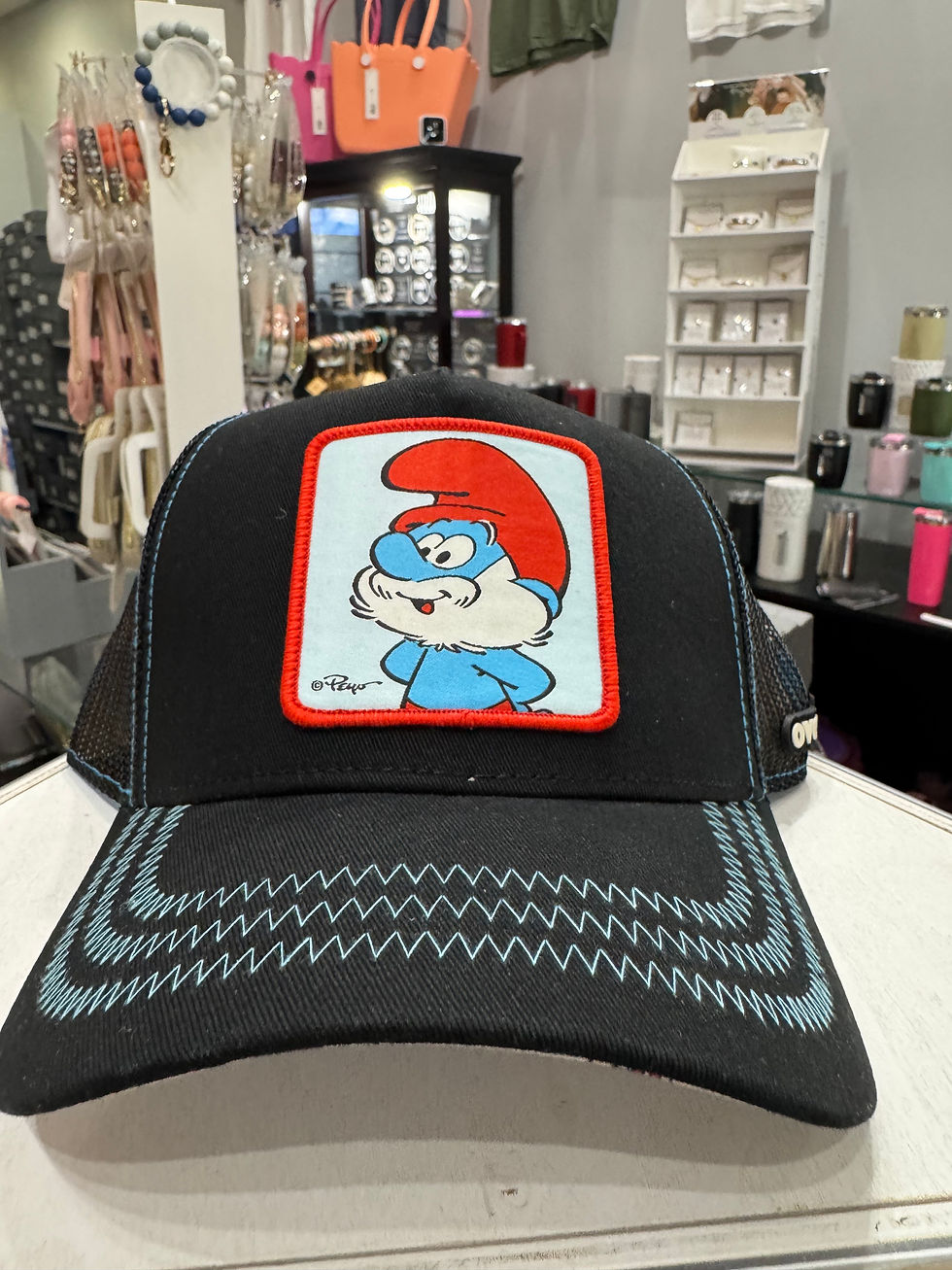 OVERLORD X Smurfs: Papa Smurf Trucker Cap