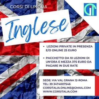 Corsi di lingua inglese