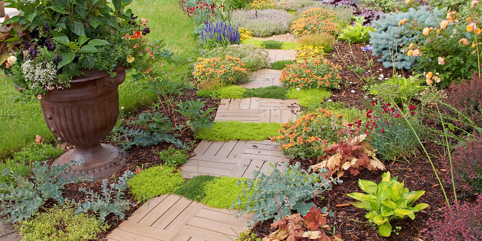 mini garden path