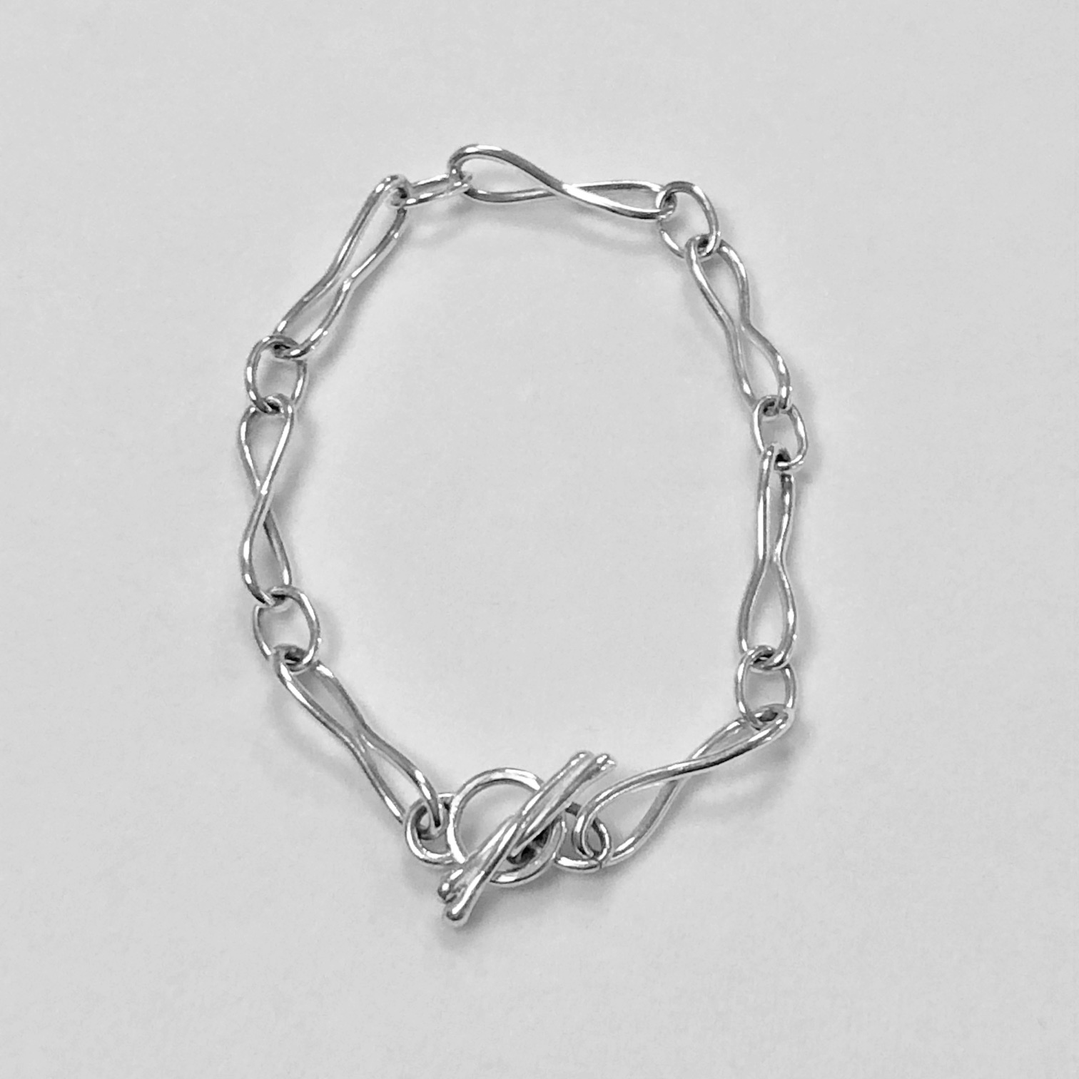 Silver Half-Twist Brcelet